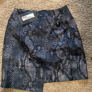 Snakeskin skirt